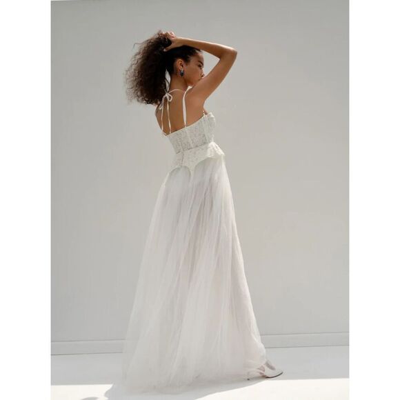 For Love & Lemons Lily Bridal Gown Dress - Picture 2 of 15